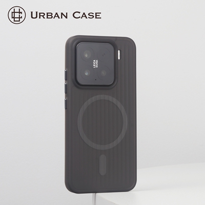 URBAN CASE 适用于小米15pro/小米14pro/小米17promax磁吸手机壳瓦楞磨砂软边防指纹抗手汗简约风全包保护套