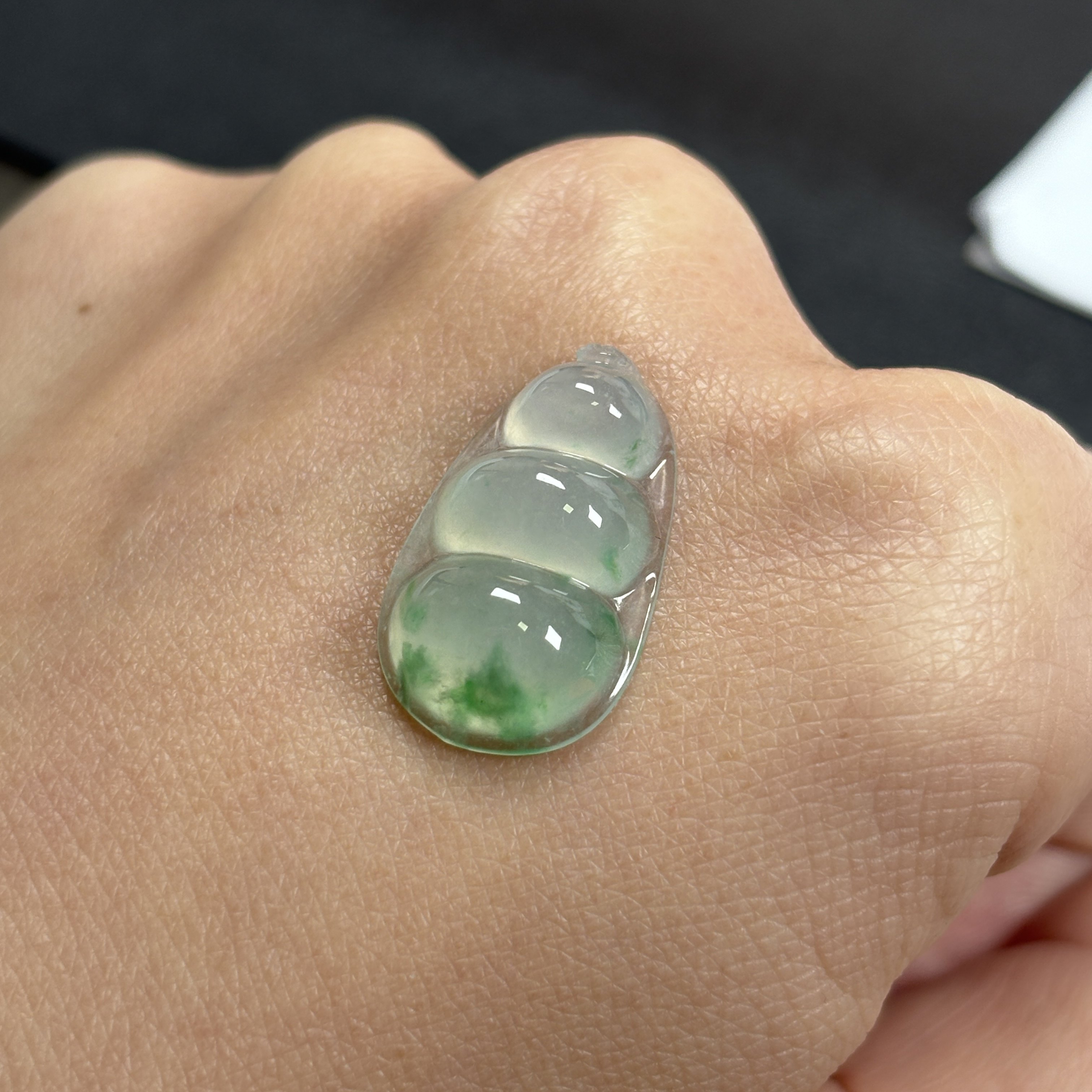 冰种飘色福豆翡翠裸石缅甸天然a货阳绿福豆吊坠男女款项链幸运物,珠宝/钻石/翡翠,翡翠裸石/蛋面,淘宝优惠券,粉丝福利购,淘宝优惠卷