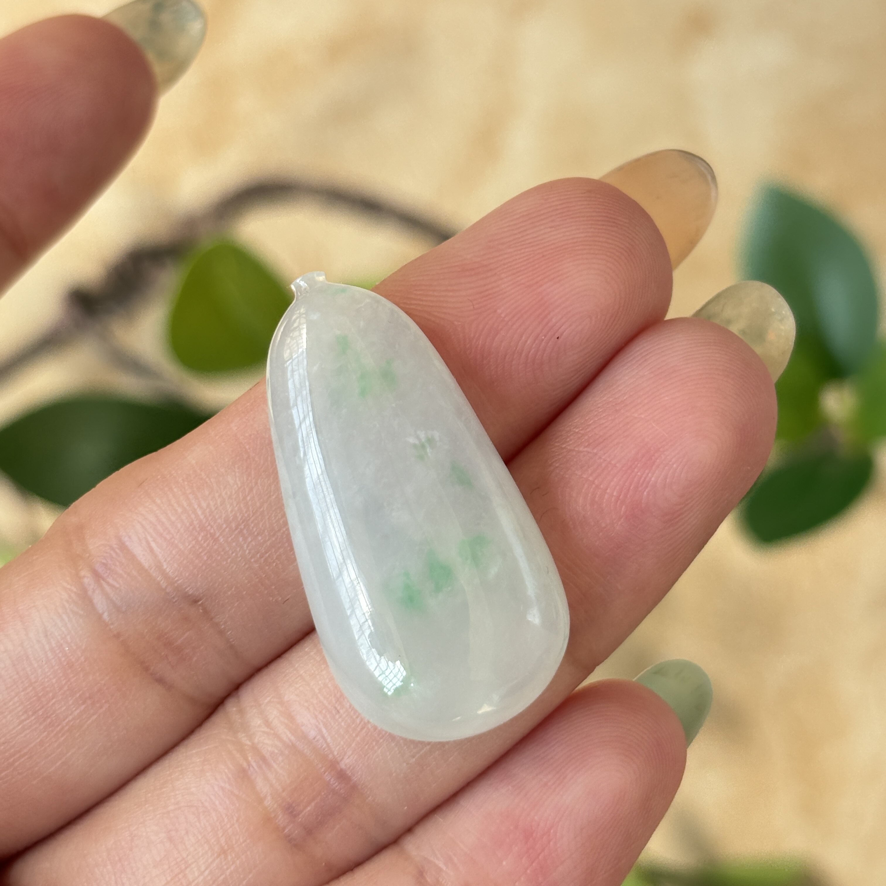 特价天然缅甸A货飘花福瓜吊坠老坑种起胶玉石挂件玉坠精致男女款