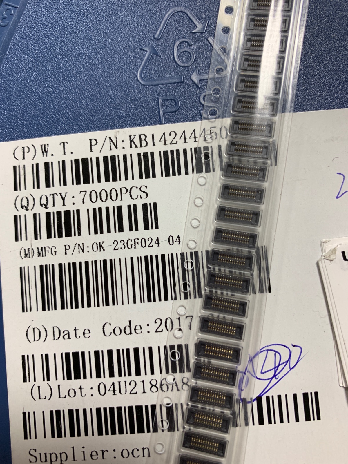 OCN亚奇OK-23GF024-04 24pin 0.4mm 板对板连接器 深圳仓储可出样