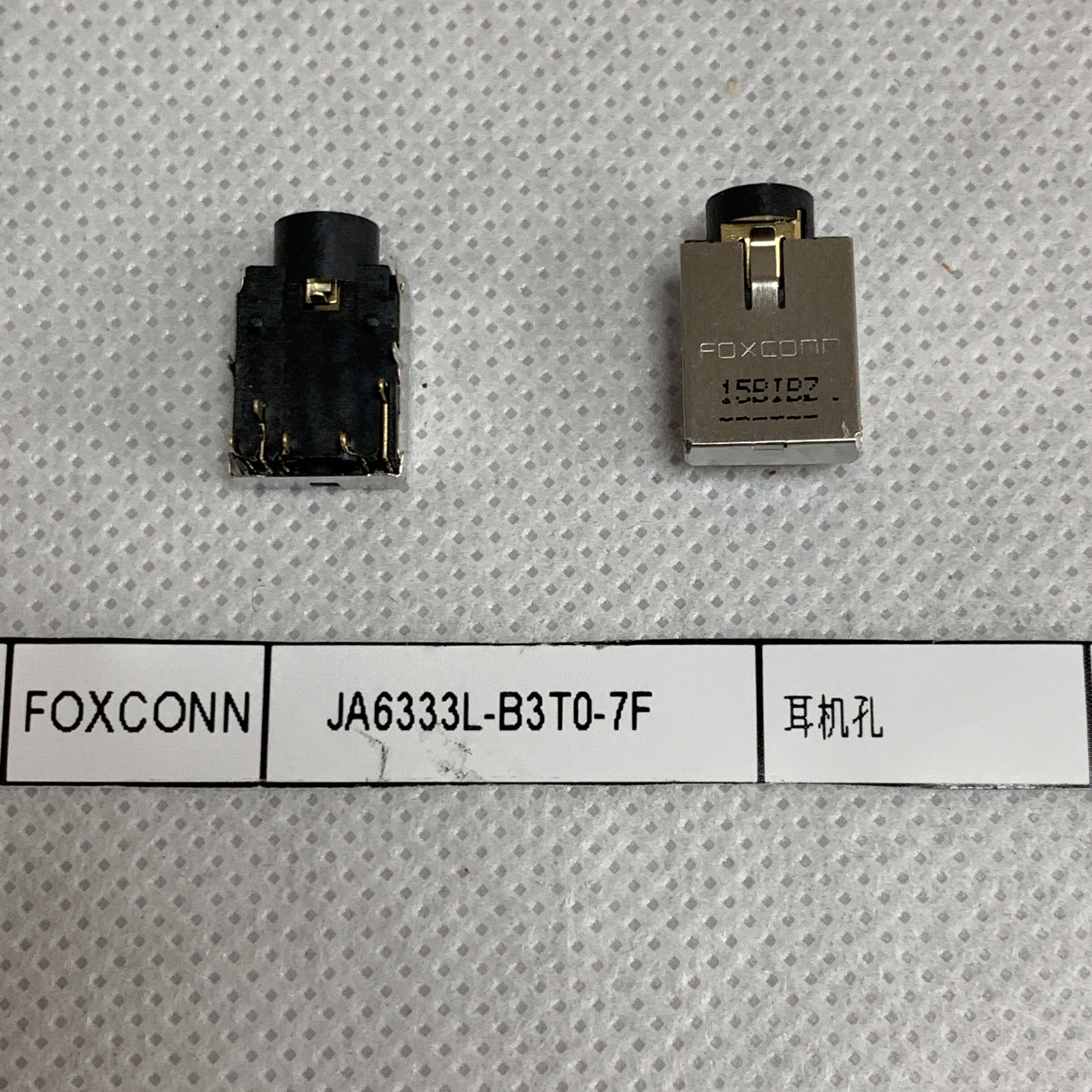 ja6333l-b3t0-7f foxconn富士康连接器 音频耳机孔 3.5mm 原现货