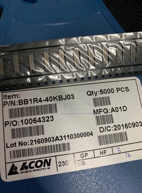 ACON连展连接器BB1R4-40KBJ03 40Pin 0.4mm 板对板连接器 原仓储