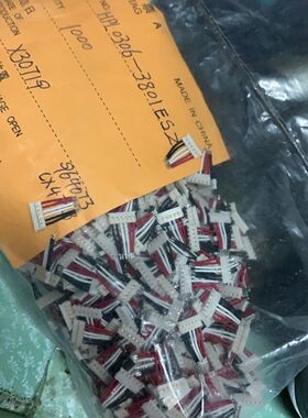 HPL0306-3801 SMK连接器 端子线6pin 0.8mm电池连接线 现货1.2mm