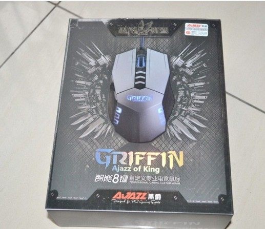 黑爵电脑笔记本台式吃鸡LOL/cf黑锋狮鹫游戏大手鼠标USB电竞家用