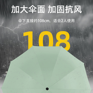 遮阳伞防紫外线三折叠高档黑胶