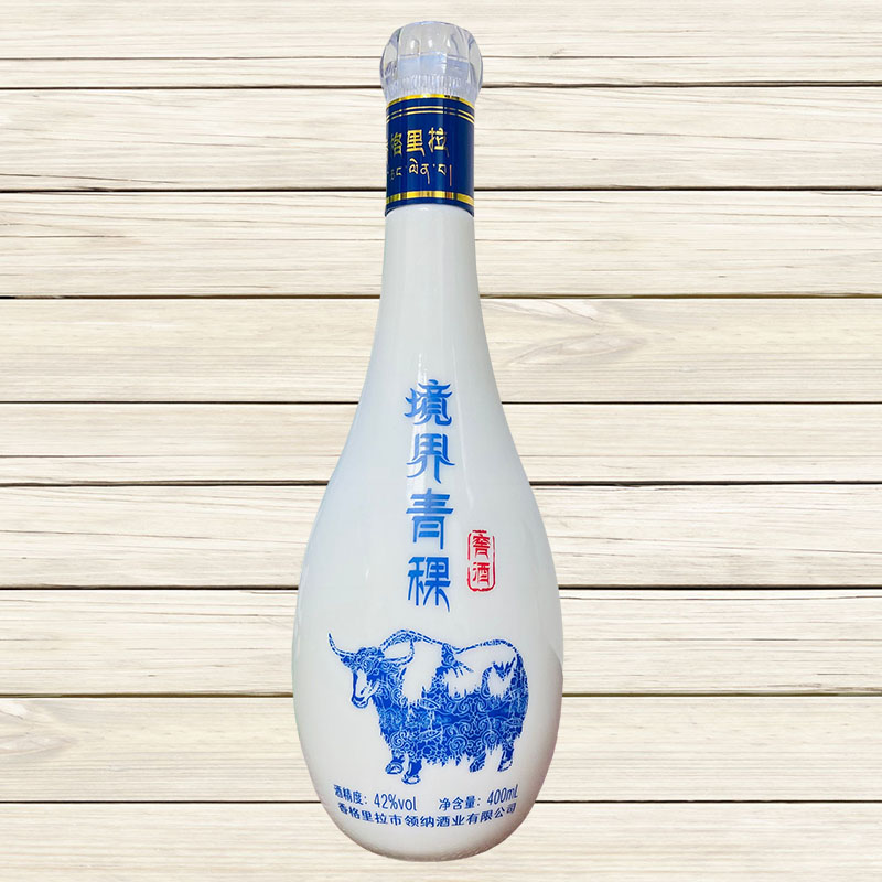 云南香格里拉境界青稞酒 窖酒42度 400ml（固态法白酒）清香型酒