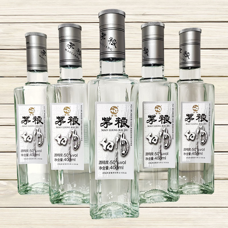 云南特产酒 茅粮系列茅粮白酒方瓶50度 400mlx6瓶清香型白酒