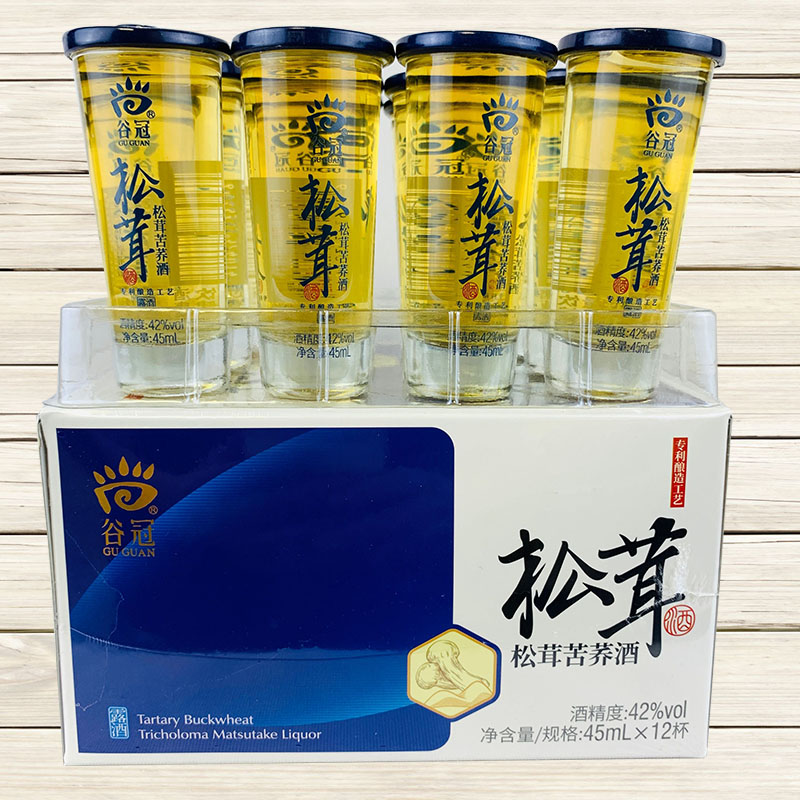 谷冠松茸苦荞酒露酒实惠