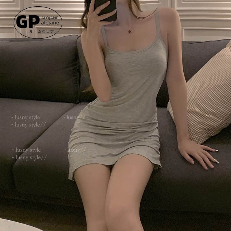 纯欲风纯棉性感睡衣女