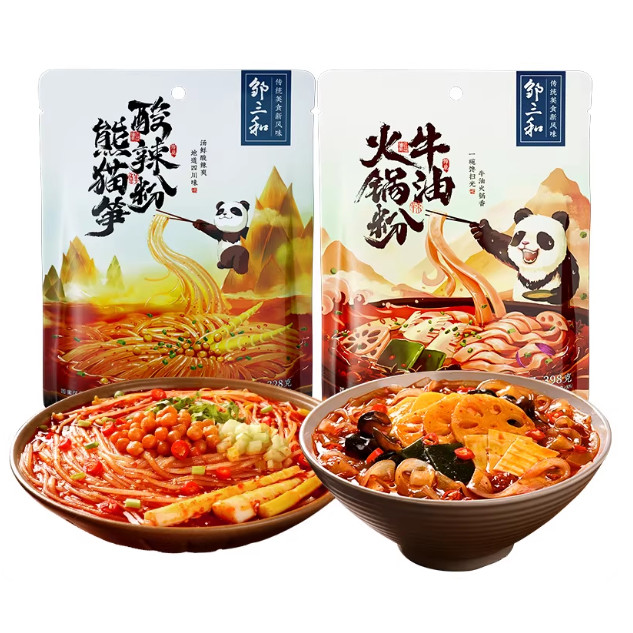 邹三和四川酸辣粉自煮麻辣鲜香