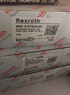 R167229420 德国力士乐滑块 力士乐导轨滑块 Rеxroth 螺母