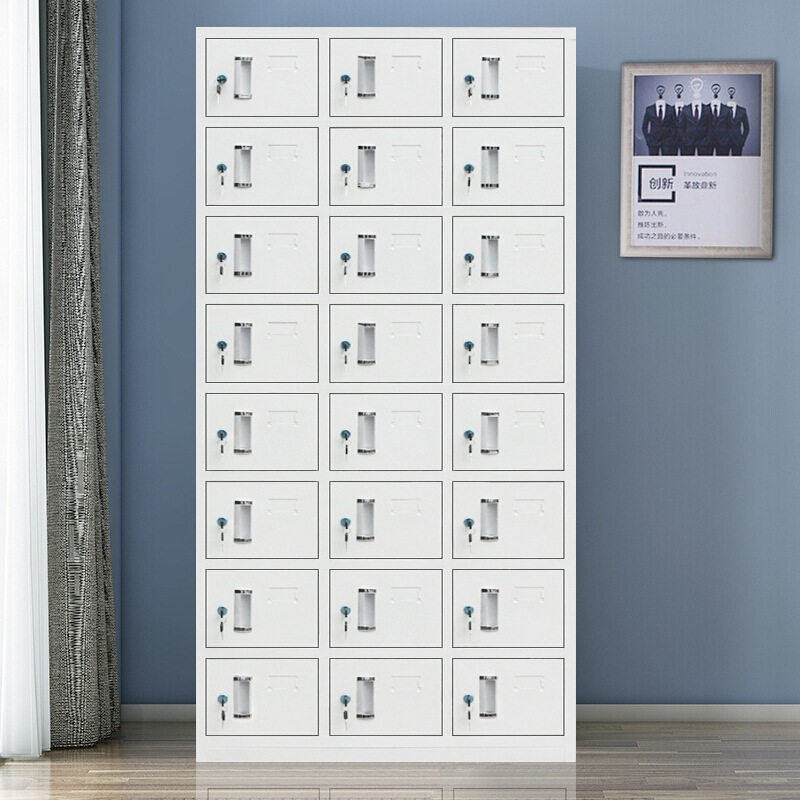 钢制更衣柜铁皮柜24门鞋柜宿舍职工储物柜餐厅碗柜多门带锁工具柜,商业/办公家具,办公储物柜,淘宝优惠券,粉丝福利购,淘宝优惠卷