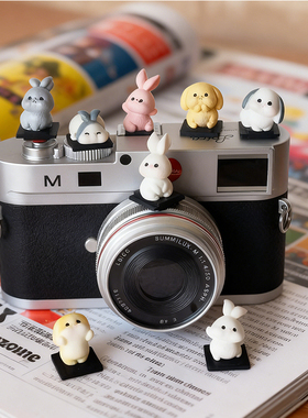 适用尼康z5 z30佳能M50 r7 R6ii富士xt30索尼zve10相机卡通热靴盖