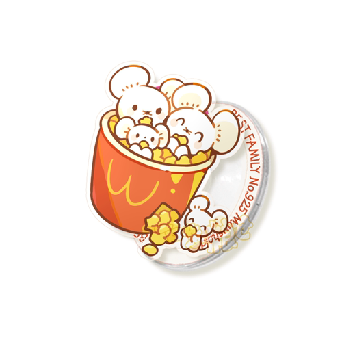 现货区 宝可梦磁吸手机支架15pro16pro苹果新叶喵 一家鼠 木木枭