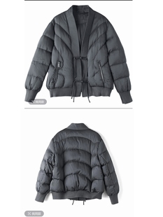 盘扣羽绒服正品 life品牌撤柜新中式 T5191RA3060 sea 欧海一生the