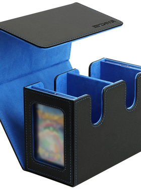 SANZIE宝可梦卡盒皮质双槽卡牌收纳盒卡组卡盒游戏王三国杀dtcg