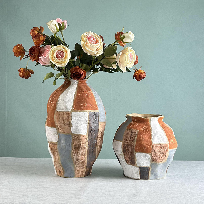 ��ɫ��������ƿ�� ���Ż�ƿ�մɰڼ������ӼҲ廨��ƿ���ŷ���ʽ�չ����������װ��