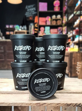 现货英产Lush岚舒蜜瓜豆奶护发素Retread 245g滋润养发修复护理