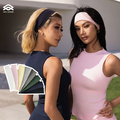 Aria Leisure 瑜伽发带女亲肤运动健身女士跑步头带新款