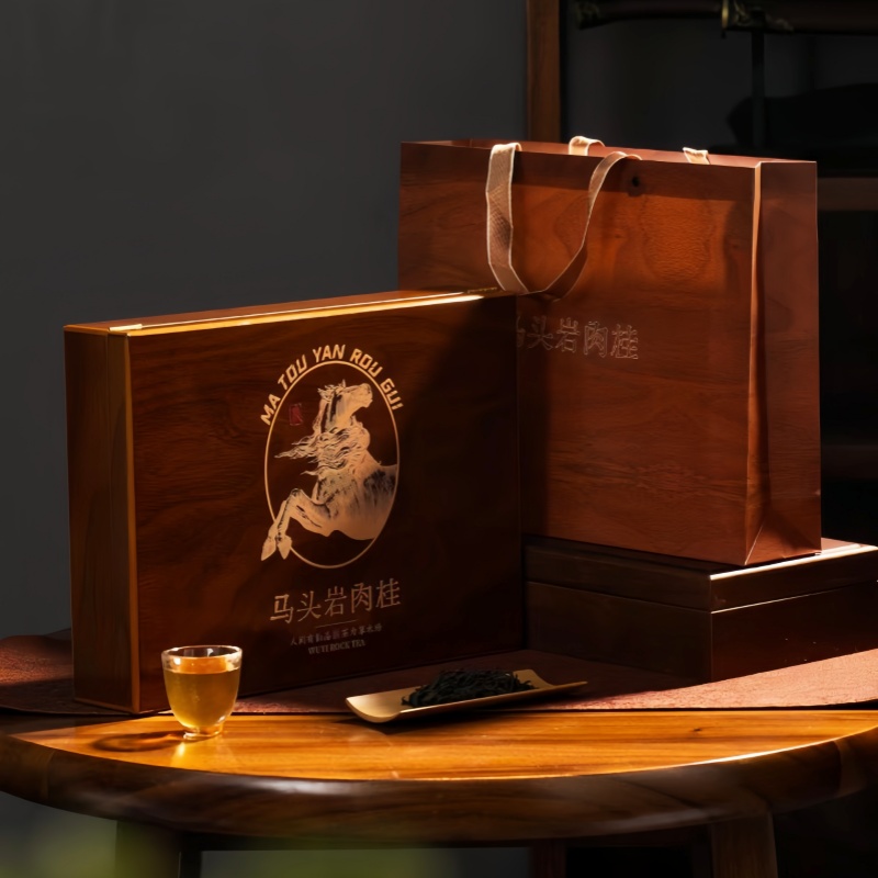武夷山岩茶马头岩肉桂桂皮香醇厚小罐子茶叶大红袍马肉浓香茶送礼