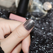 玩卡169枪色银箔胶银灰色美甲芭比树脂光疗金箔甲油胶可卸彩胶