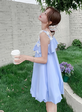 NN | 2025新款时尚百搭韩版休闲宽松显瘦设计感连衣裙立体花