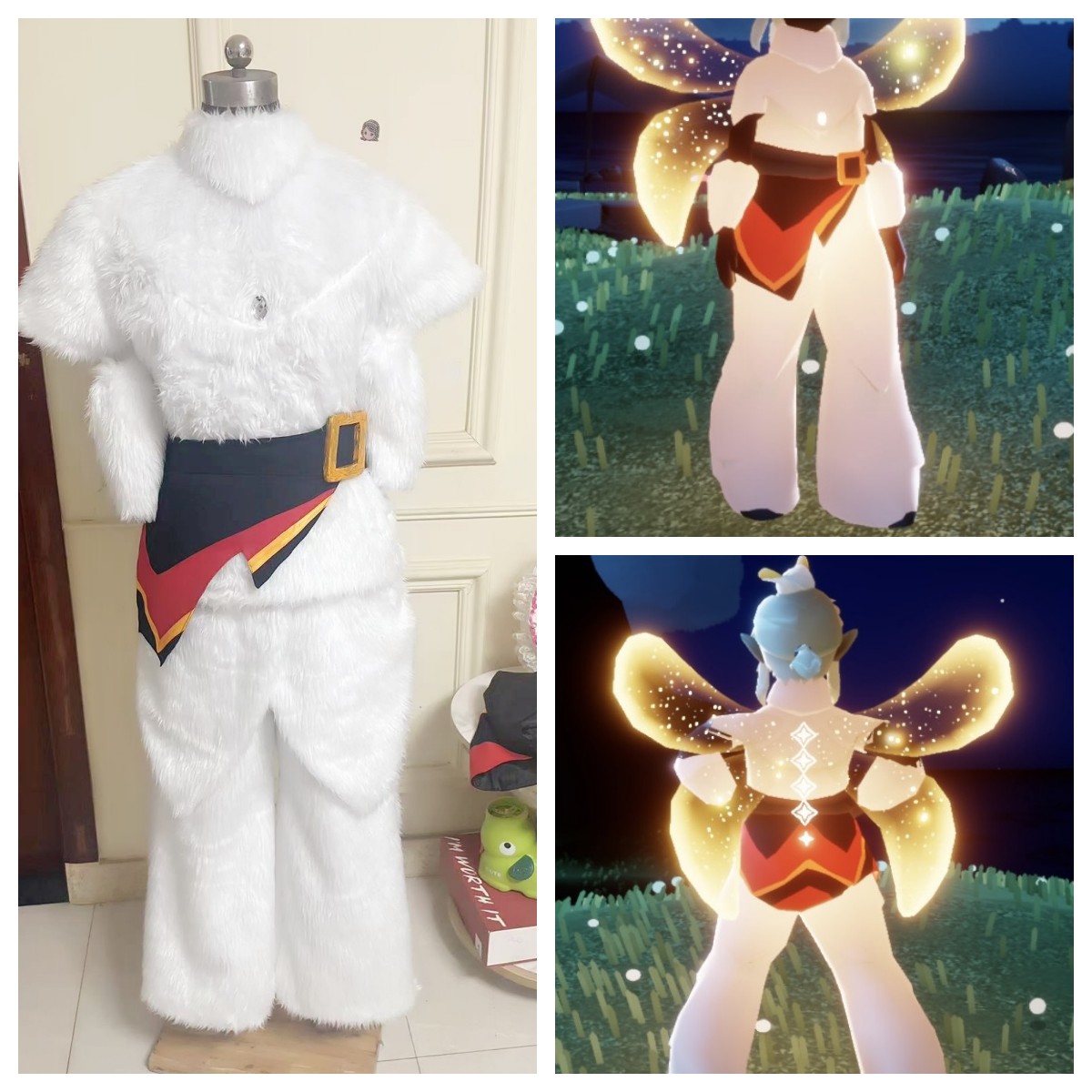 sk光遇雪人君悦cos光遇服装定制图片