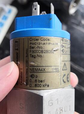 E+Hpmc131压力变送器，0-6公斤，输出4-20ma电