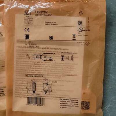 易福门O6H202 06H202漫反射光电传感器正品