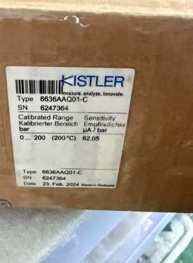 Kistler+PMI压力传感升级版6636AAQ01-C全