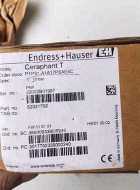 正品E+H   PTP31-A1A17PSAE4C