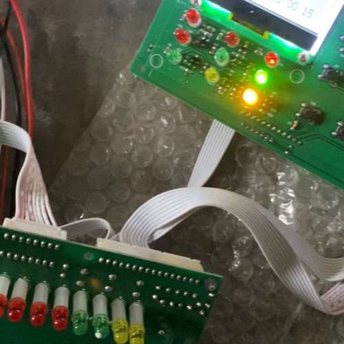 赋安FS5092/2，气体灭火控制器主板+按键板，功能测试正