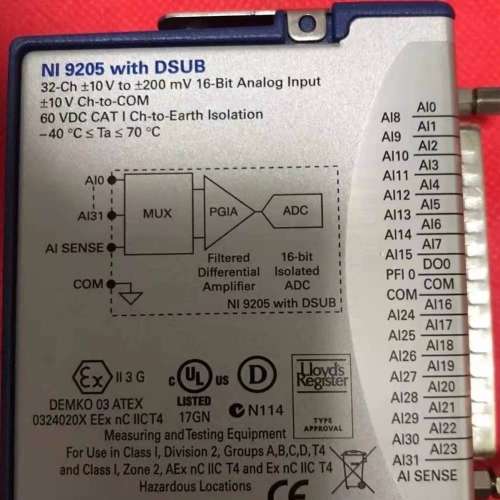 美国  NI 9205 NI9233 NI9234模拟输