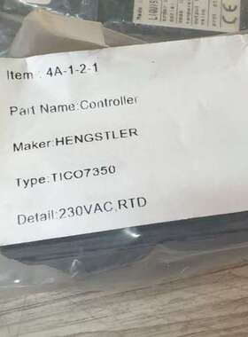 德国HENGSTLER亨施勒温控器TICO735