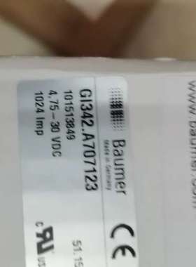 德国Baumer堡盟编码器GI342.A707123，原