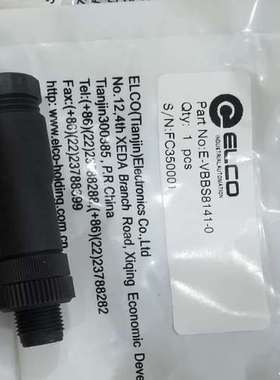 ELCO宜科E-VBBS8141-0 FC350001插头5