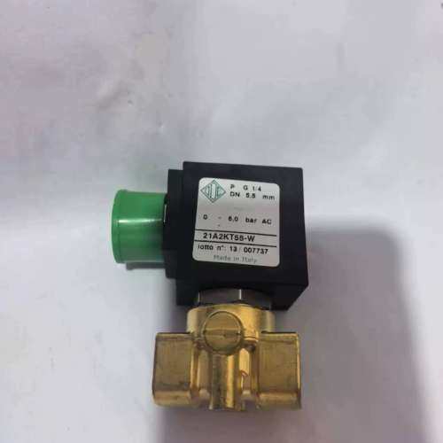 ODE电磁阀21A2KT55-W 黄铜丝扣两通阀AC220V