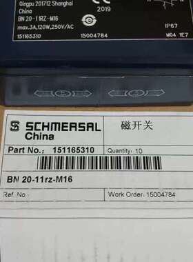 BN20-11RZ-M16施迈赛SCHMERSAL磁开关