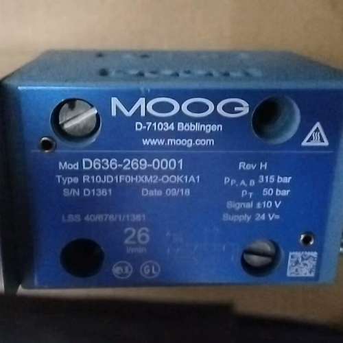 【议价FX】原厂件MOOG比例阀D636-269-0