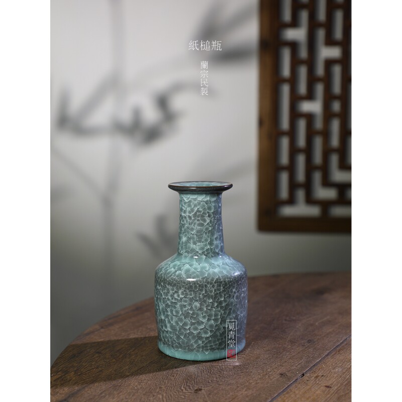 觅青堂手工冰裂高端花器