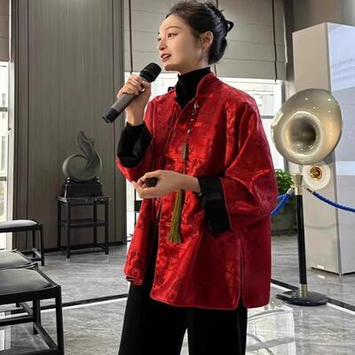 新中式国风复古外套老钱风秋冬款
