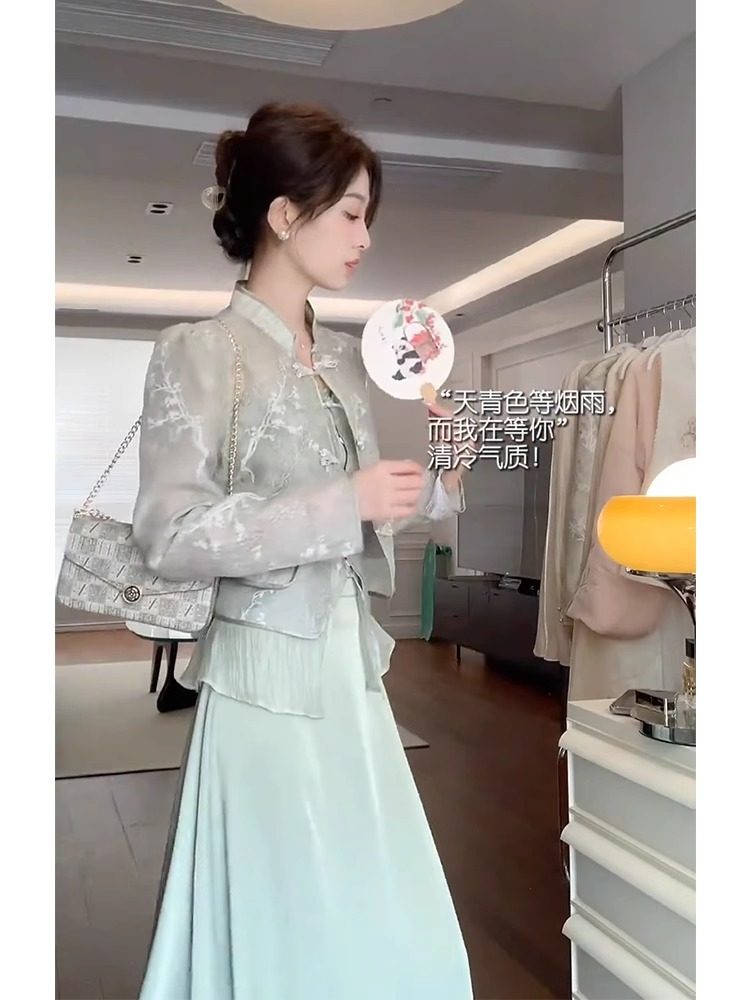 2025年夏季新中式三件套图片