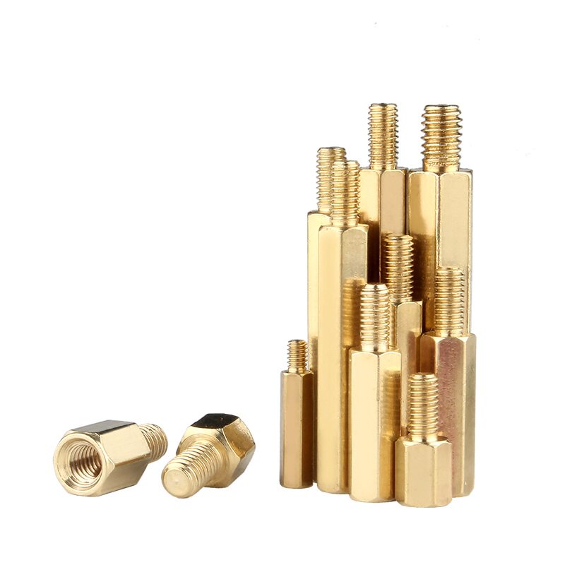 六角铜柱M3单通螺柱PCB板支撑柱