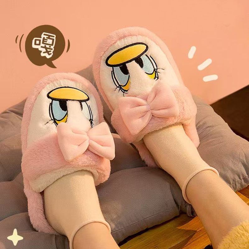 棉拖鞋女可爱冬季家居室内防滑