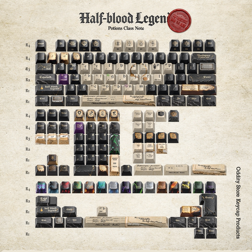 混血传奇键帽不现实商店魔法系列