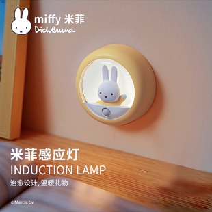 米菲智能光感应灯led小夜灯卧室睡眠usb灯过道宿舍床头氛围灯礼物