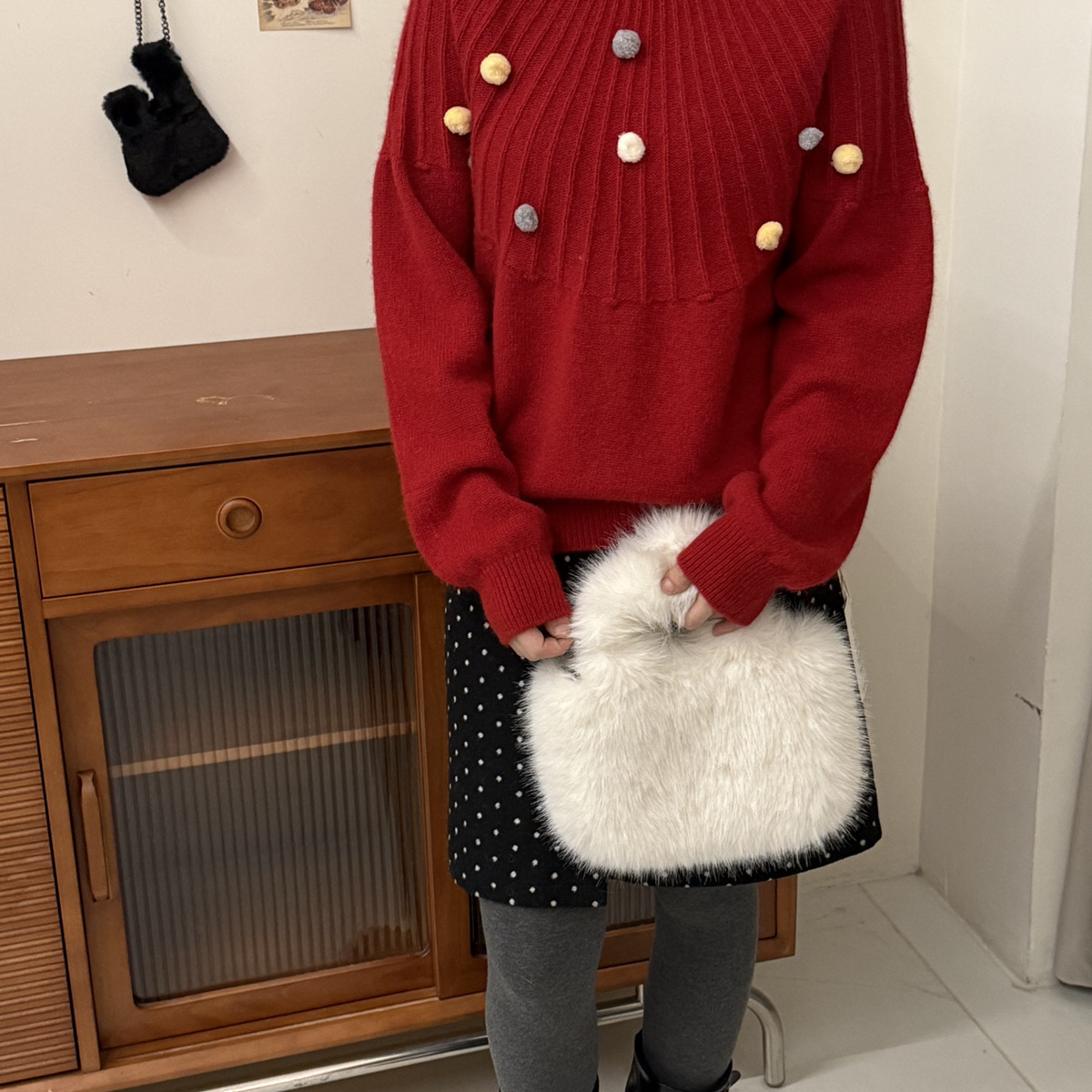 玥韩系可爱毛球球保暖毛衣（含30羊毛）ZW18953,女装/女士精品,毛针织衫,淘宝优惠券,粉丝福利购,淘宝优惠卷