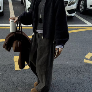 L36 含78羊毛 玥儿小众杭州站 THER2W简约百搭纯色休闲保暖毛衣