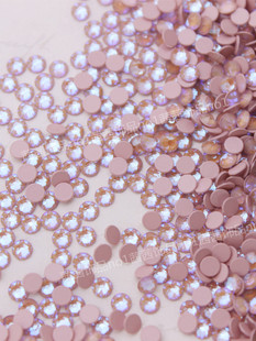 奥地利施家华子钻2088平底圆形钻L149D典雅粉美甲饰品DIY甲片贴钻