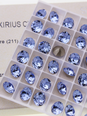 施家水钻圆形钻华子美甲耳钉饰品